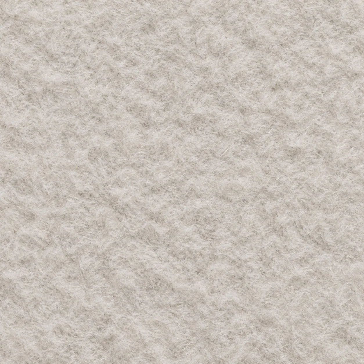 Close-up of the brushed inside of warm grey cotton fleece