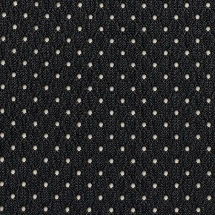 Close-up of sports mesh fabric
