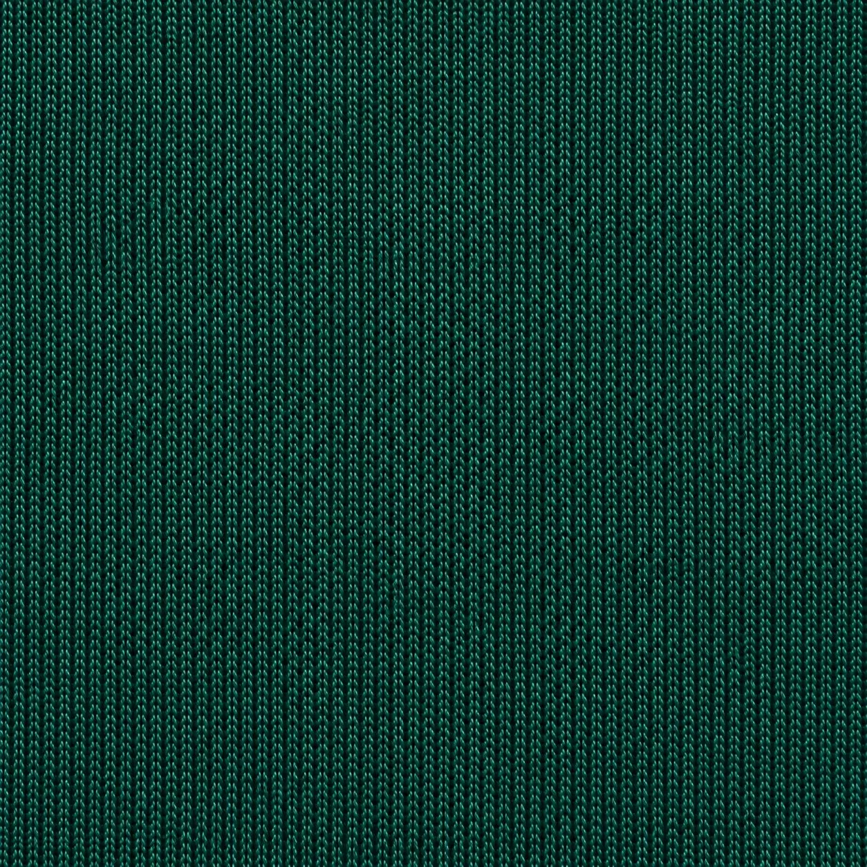 Close-up of deep green stretch knit for activewear